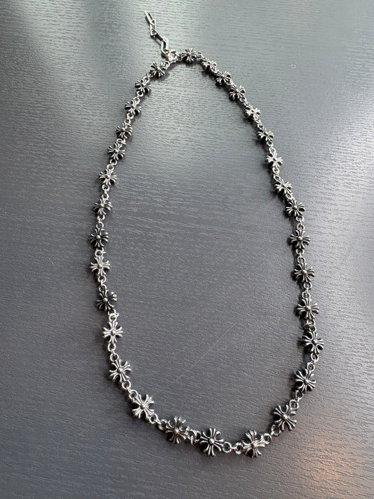 Filigree cross necklace