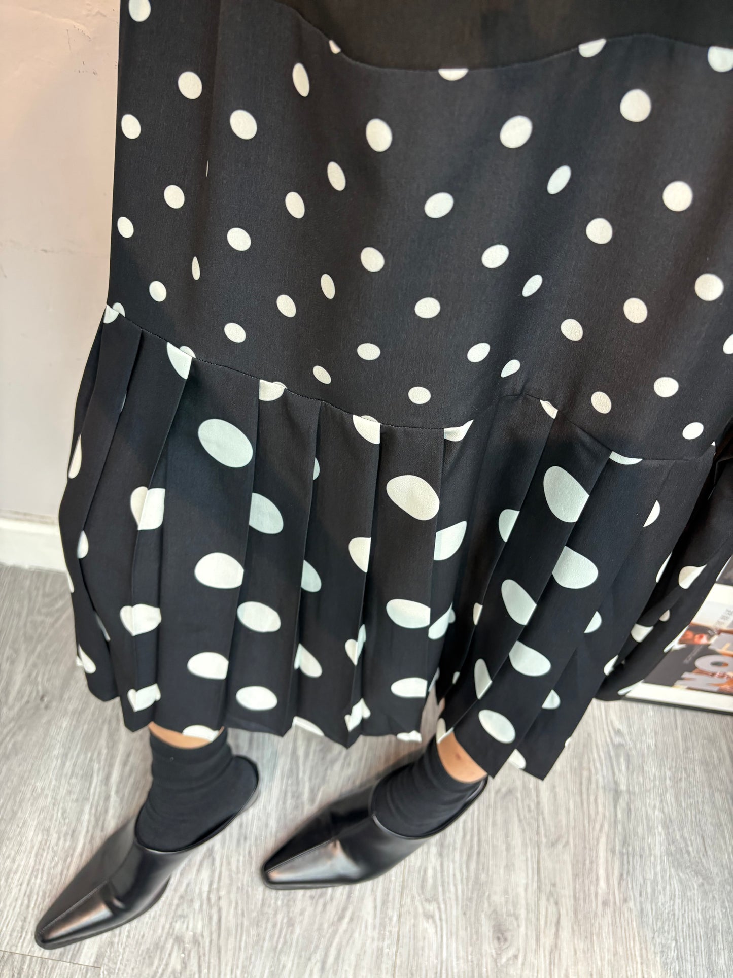 👍🏼DOT bottom vest dress #00646