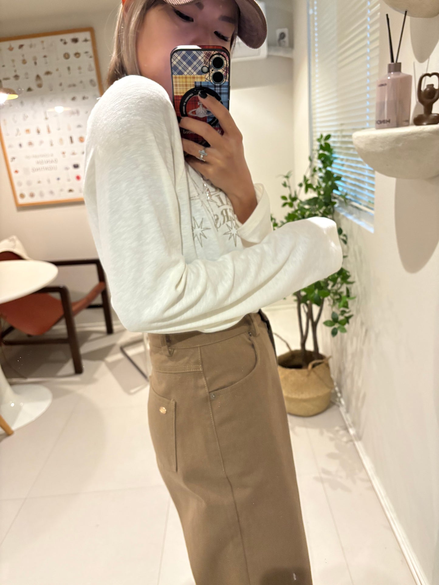 ‘HOT GIRL’ printed tee #00017