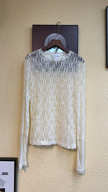👍🏻Full embroidery lace spandex top #00911