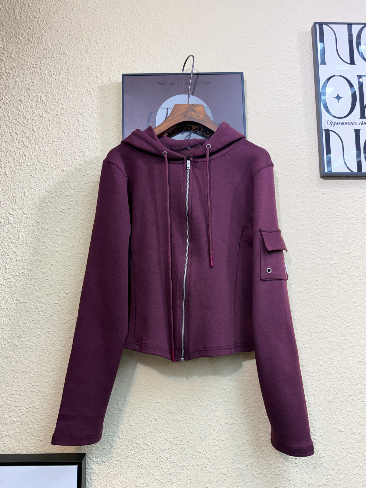 With hat slim cotton outer #00995
