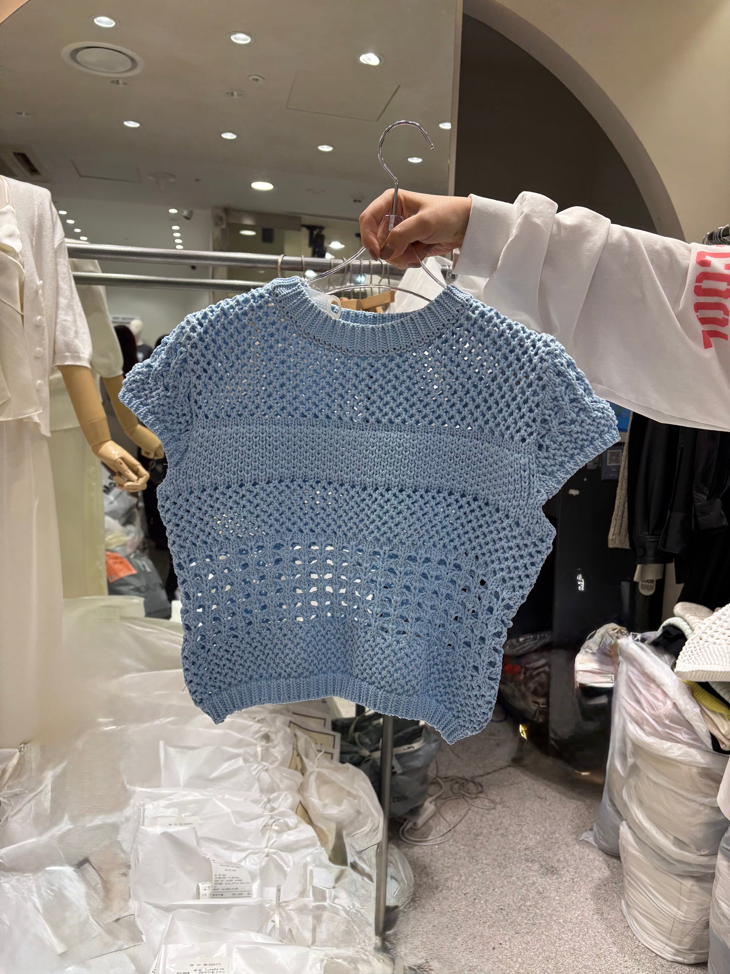 👍🏼Bulky crochet top #00703