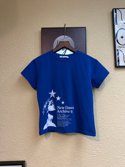 Man printed slim tee #00871