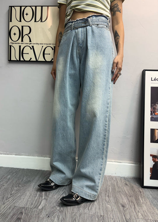 Wide waist jeans #00422
