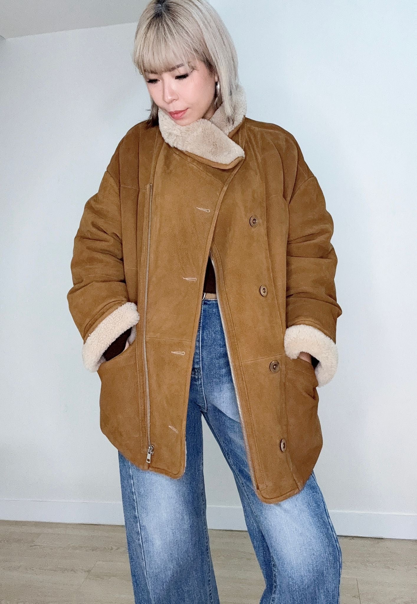 (-40% off) leopard skin X down jacket #00148