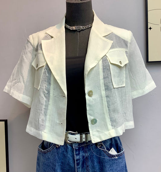 （-40% Off)See through shirt