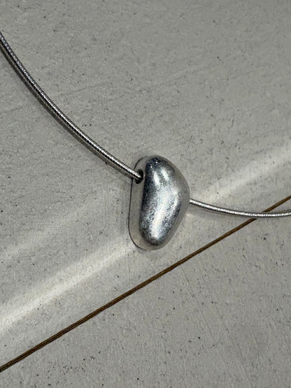 beans shape round necklace