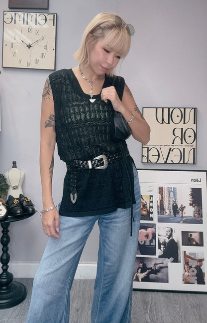 (-20% Off)V Neck Knit Vest