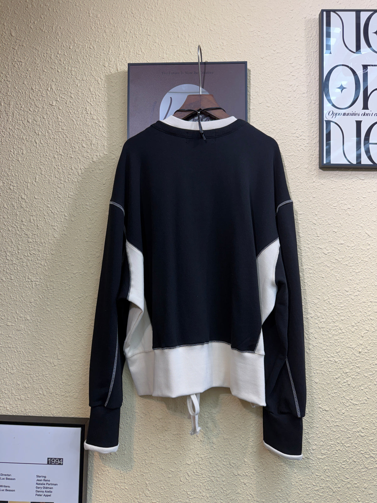 Double collar loose Sweatshirt #00975
