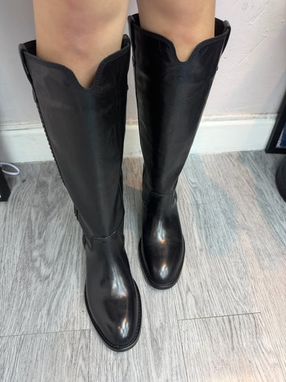 Side v shape Italy Lambskin boot